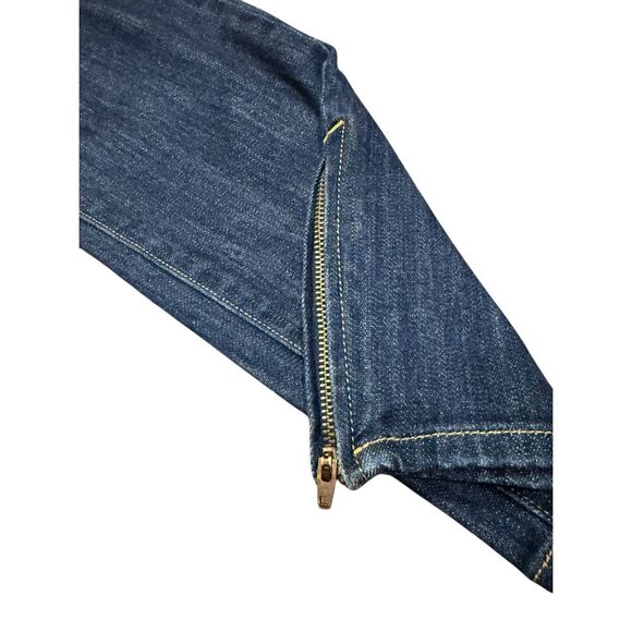 Old Navy The Flirt Zipper Ankle Cropped Jeans Sz 6 - Picture 8 of 8